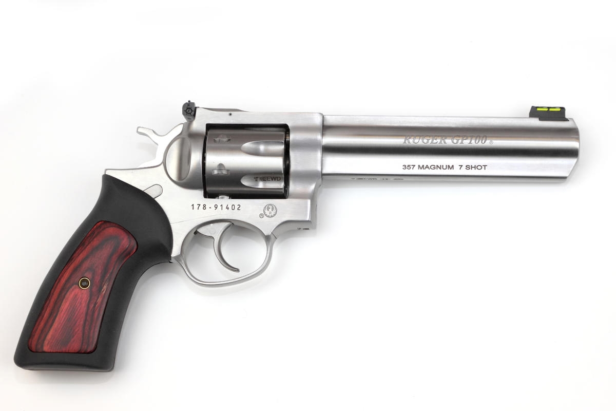 RUGER Revolver GP 100 LL15,2cm .357 Mag. stainless satin