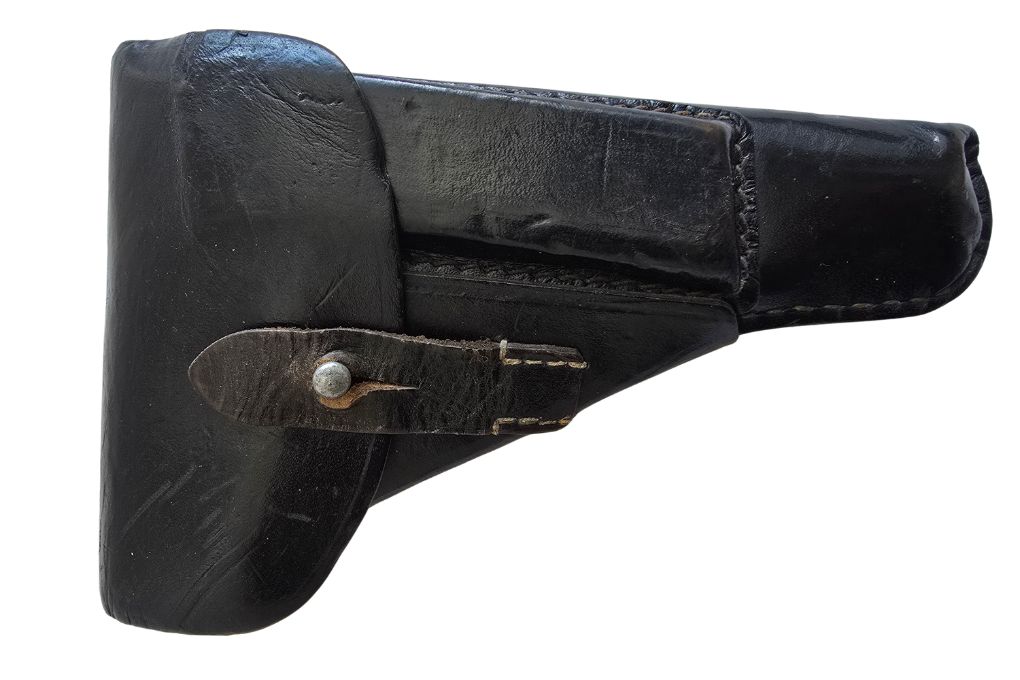 gebr. FN Pistole Mod. 10/22 mit Ledertasche, Zustand: stark gebraucht