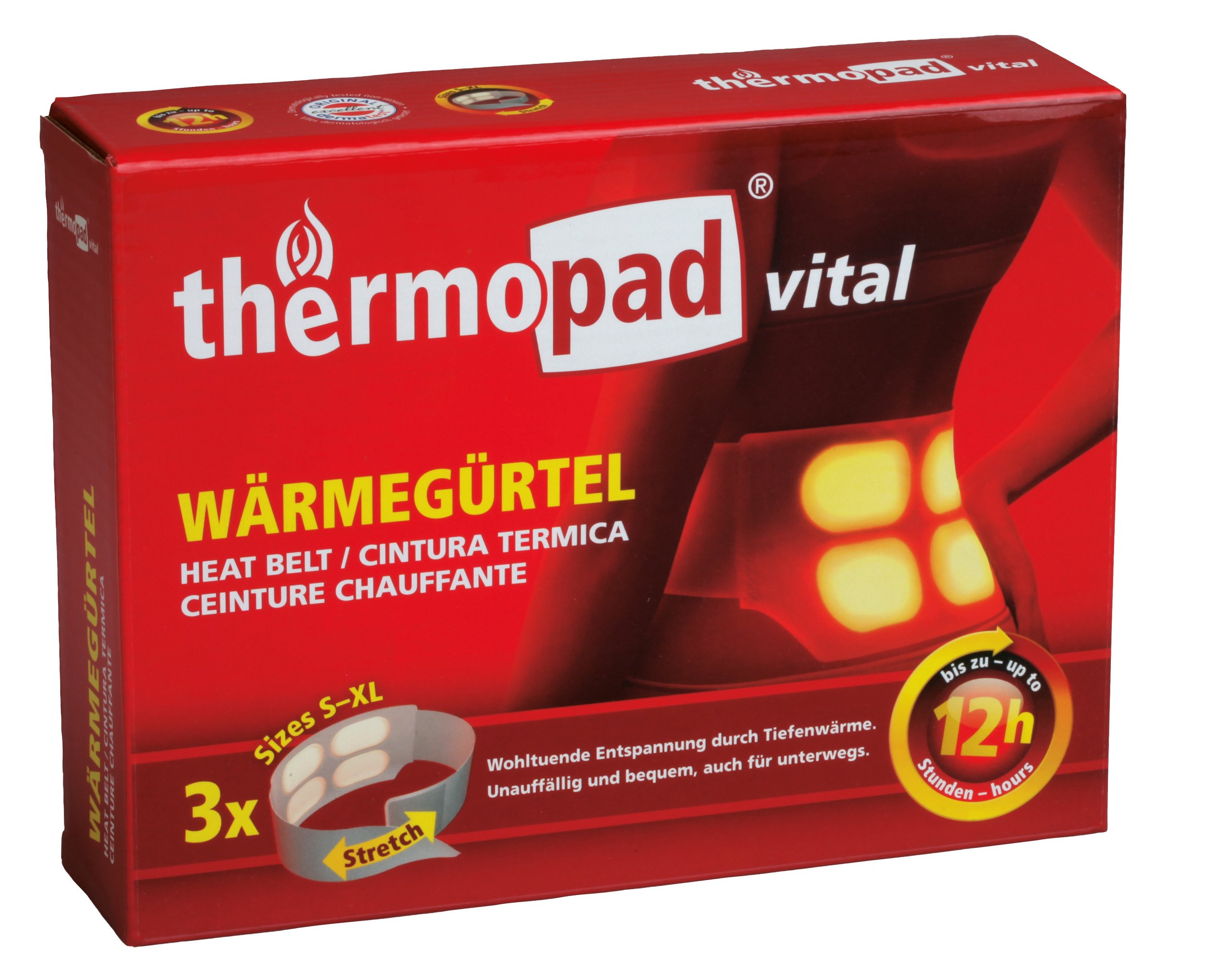 THERMOPAD Wärmegürtel 3er-Box 