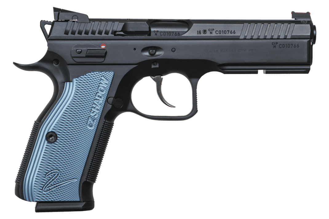 CZ 75 Shadow 2 Blue Grip LL12,0cm 9mm Luger