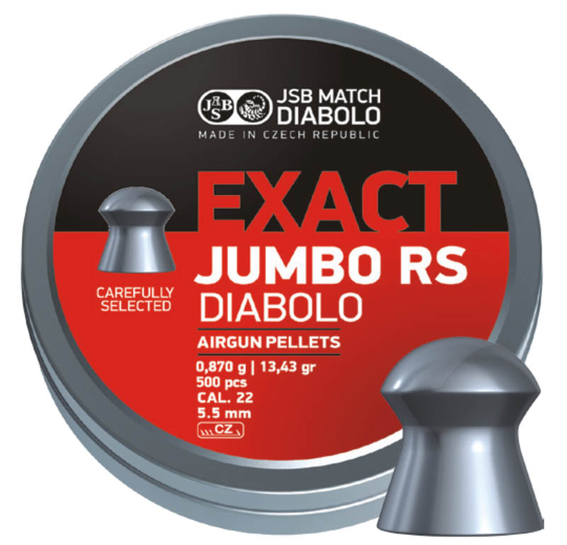 JSB 5,52 mm Diabolo Exact Jumbo RS 0,87g