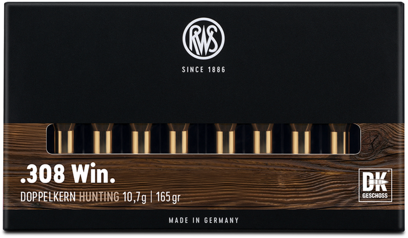 RWS .308 Win. Doppelkern 10,7g/165gr RWS .308 Win. Doppelkern 10,7g/165gr