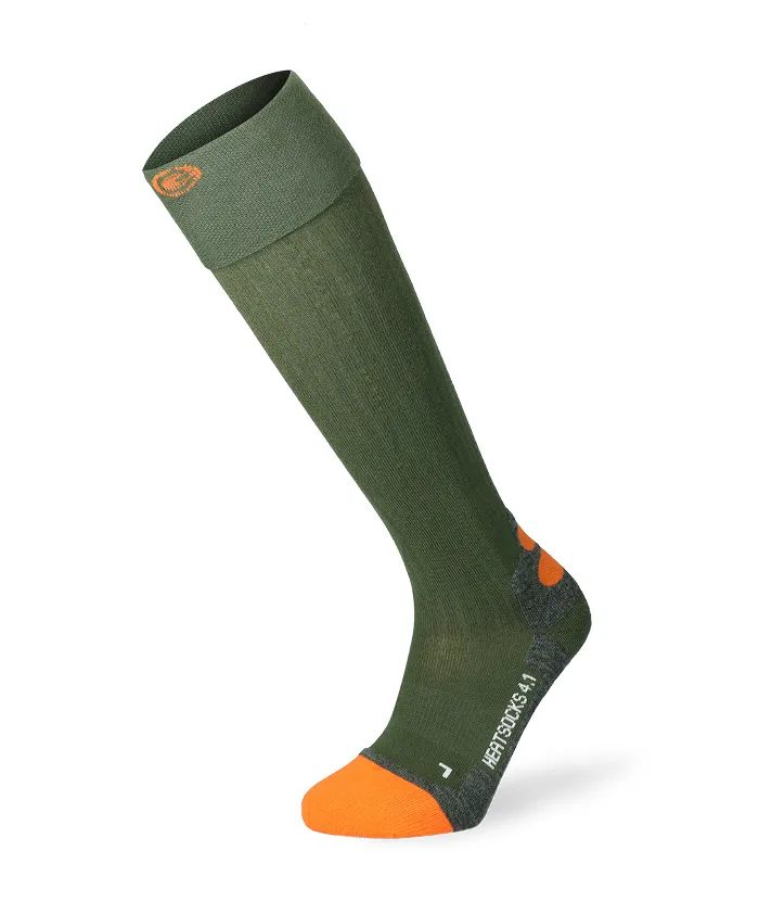 LENZ Paar Heizsocken 4.1 Toe Cap® Grün 