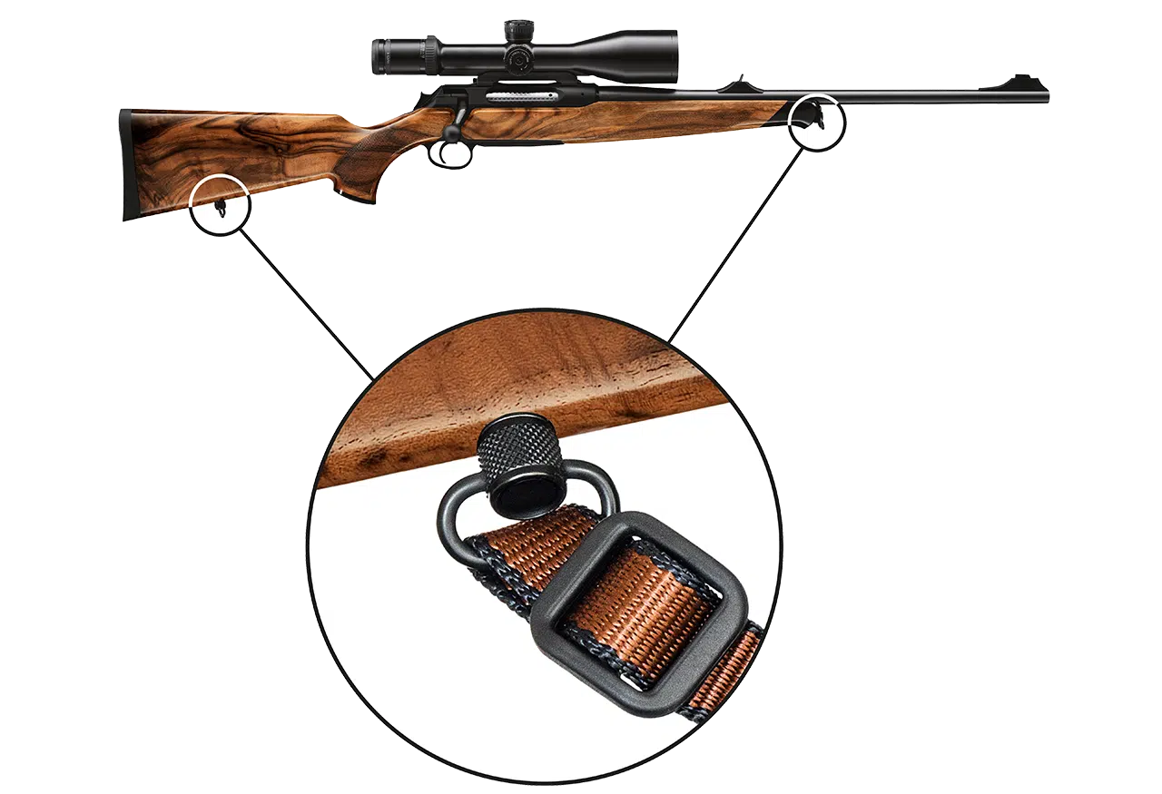 HALDER Push & Go Riemenbügel mit arretierbarer Buchse 