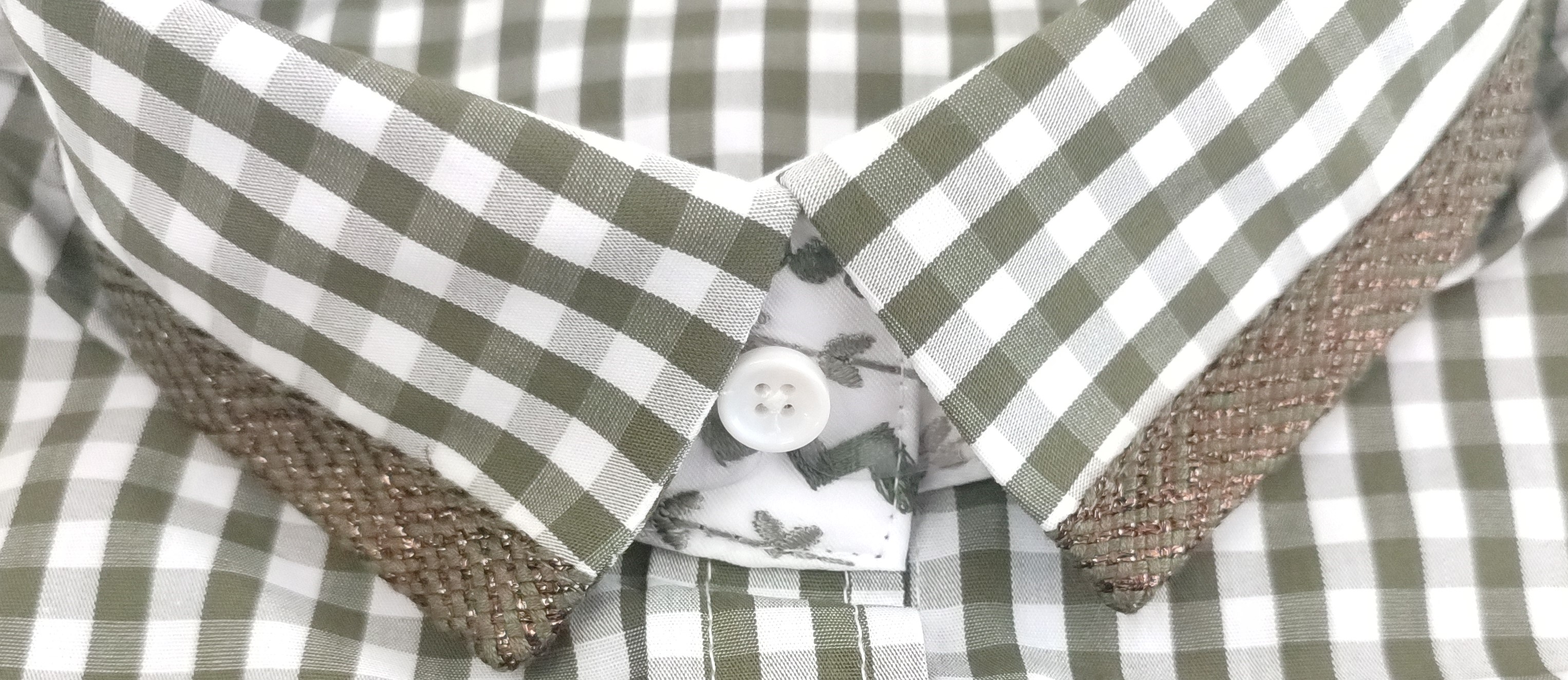 WALLMANN Damen Bluse grün kariert