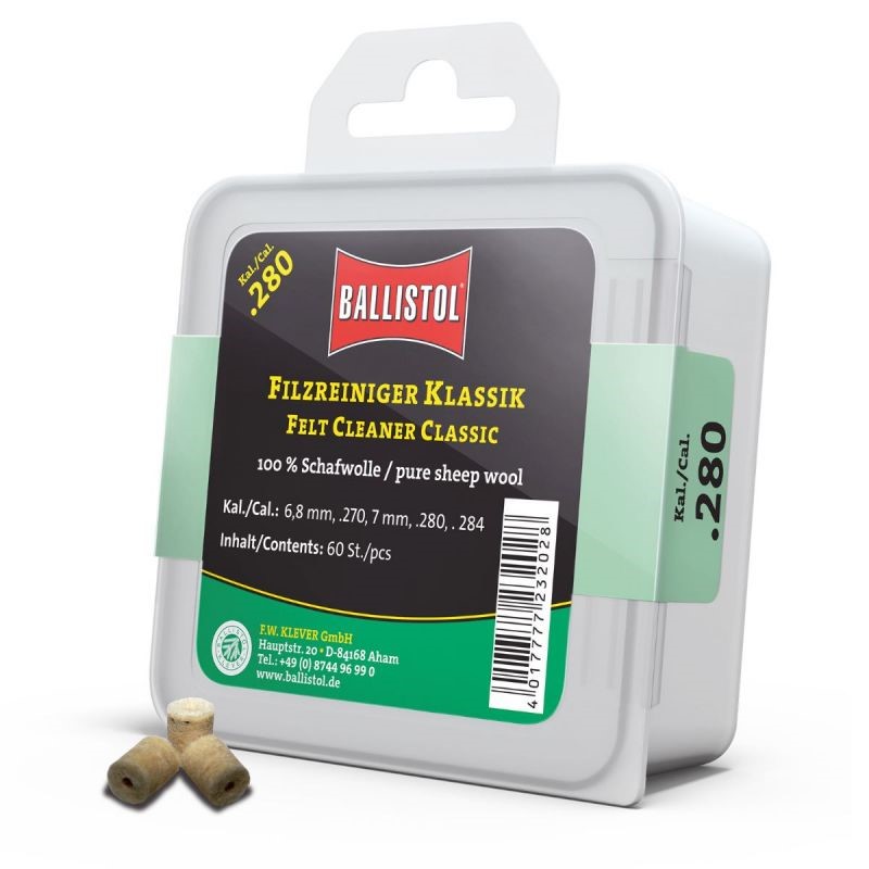BALLISTOL Filzreiniger Klassik 60stk .243 / 6mm