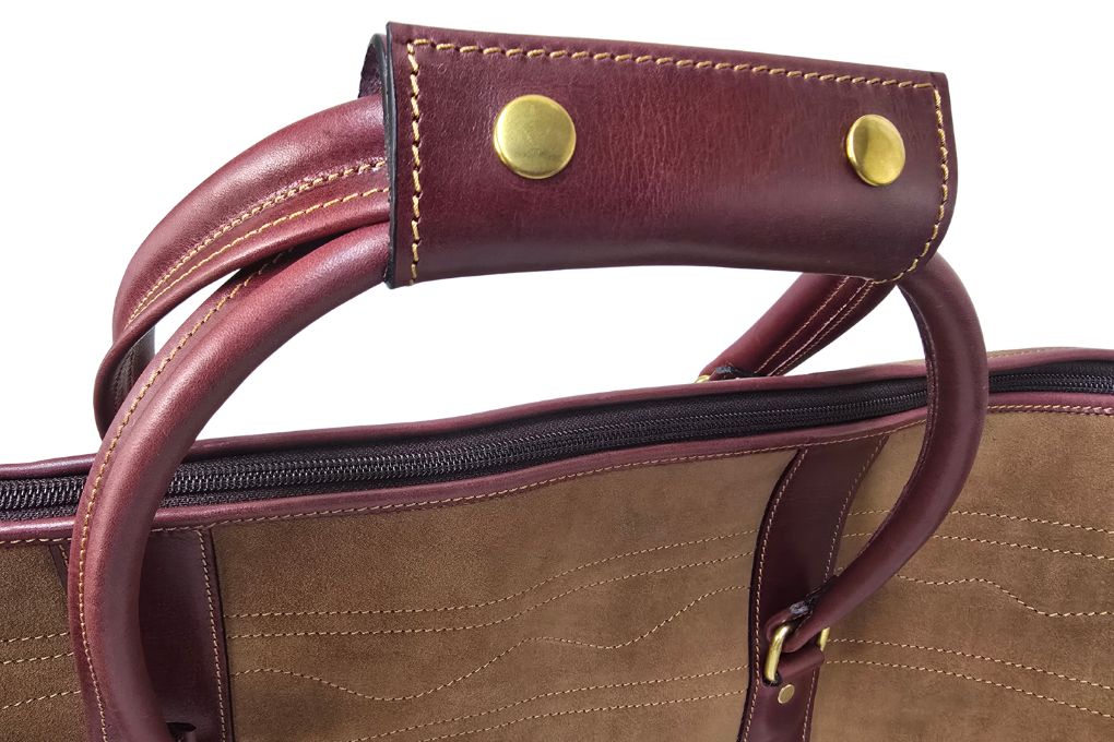 CORZO Wildleder Reisetasche Beige