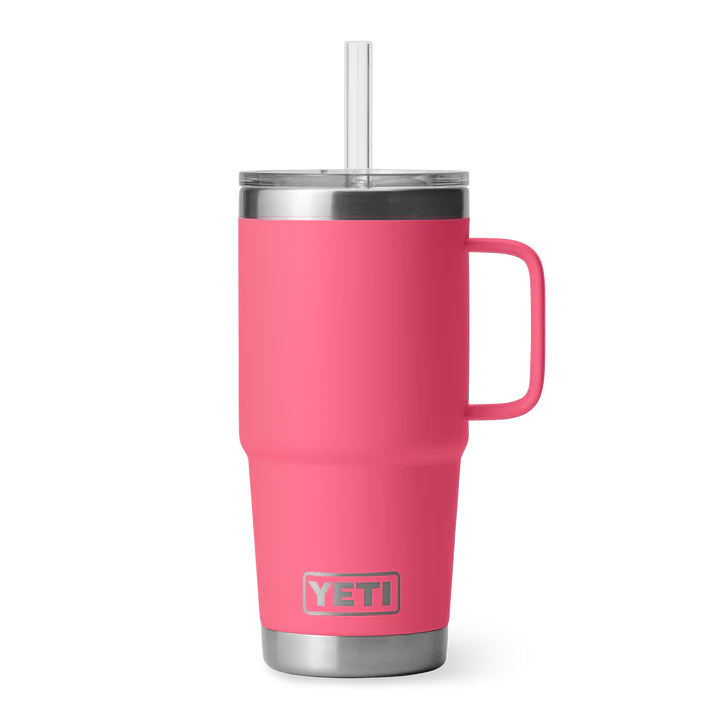 YETI Rambler 0,74L Trinkbecher mit Strohhalmdeckel