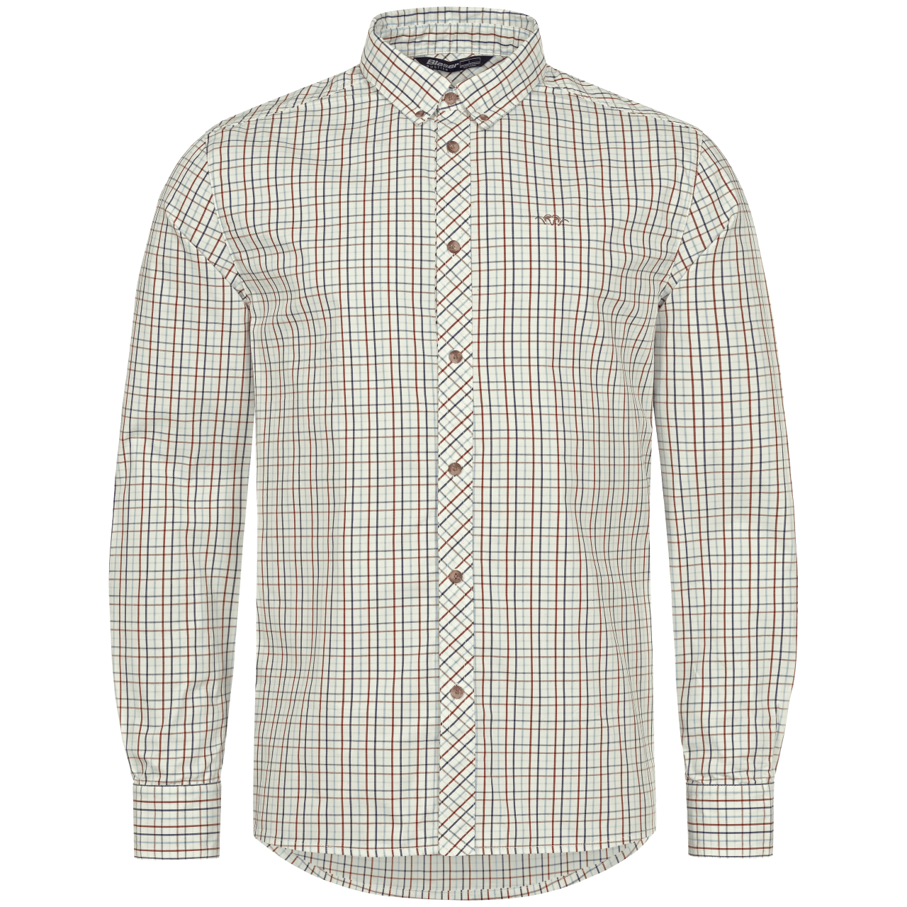 BLASER Herren Hemd Tristan bordeaux/blau kariert