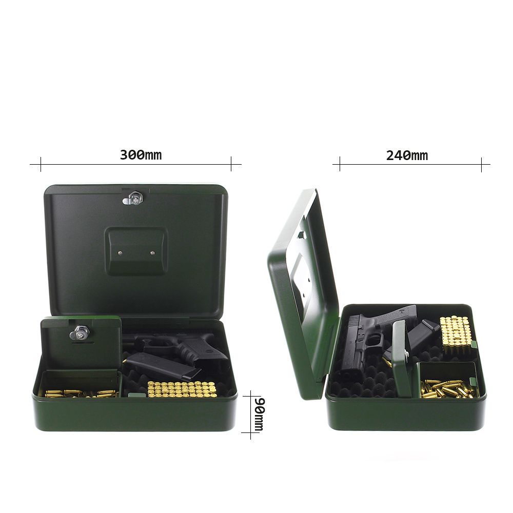 ROTTNER Gun Box RAL6002 Pistolenkassette 