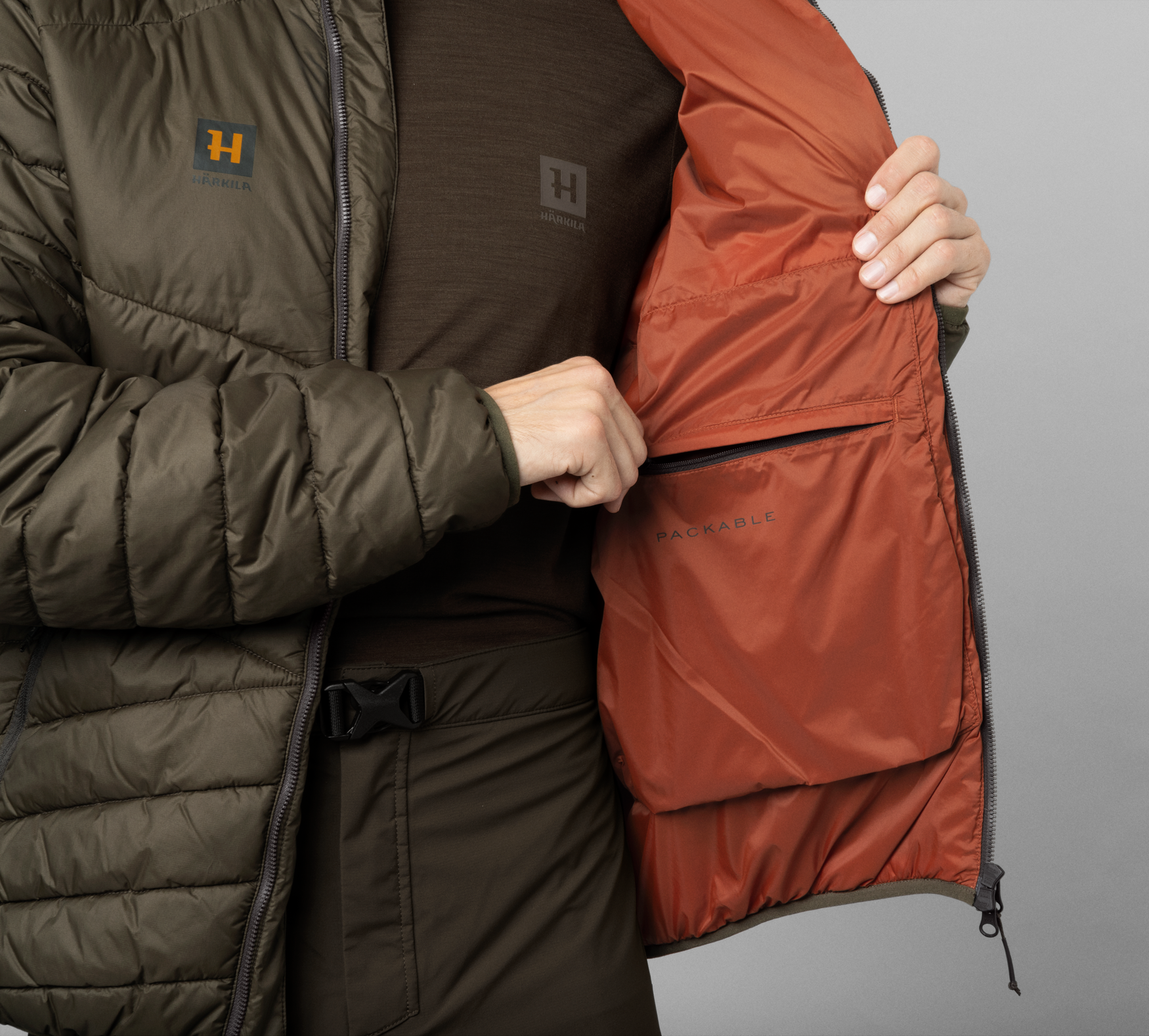 HÄRKILA Logmar Insulated Packable Hooded Jacke HÄRKILA Logmar Insulated Packable Hooded Jacke