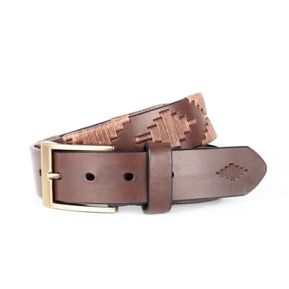 PAMPEANO Habano Coloured Leather Belt 95 