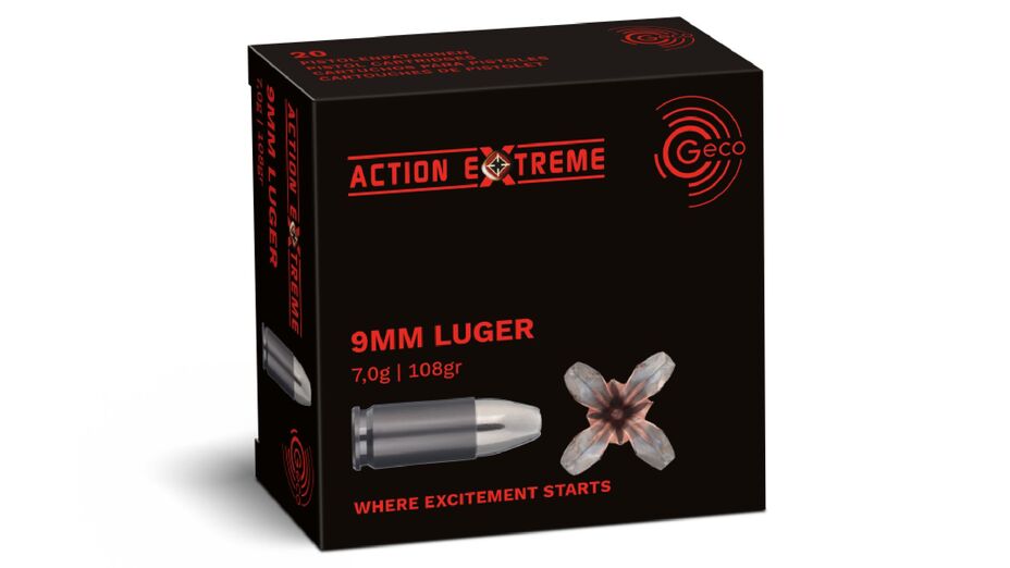 GECO 9 mm Luger Action Extreme 7g/108gr