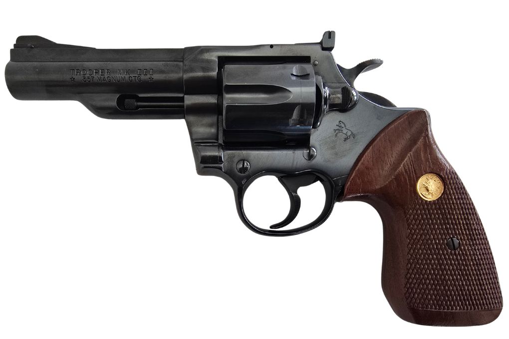 gebr. COLT Mod. Trooper MKIII, 4"Lauf mit Holzgriff, Zustand: Neuwertig