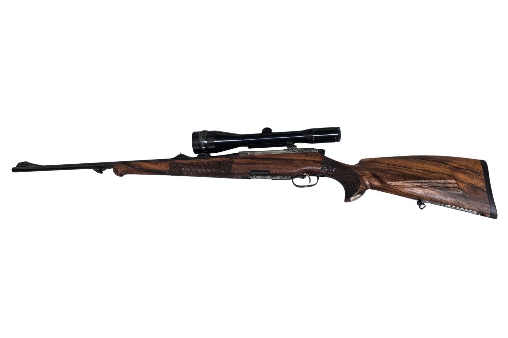 gebr. STEYR Mannlicher Luxus ELEGANCE mit SEM montiertem ZEISS Diavari ZM 2,5-10x56ZM Abs. 4, Zustand: Sehr gut