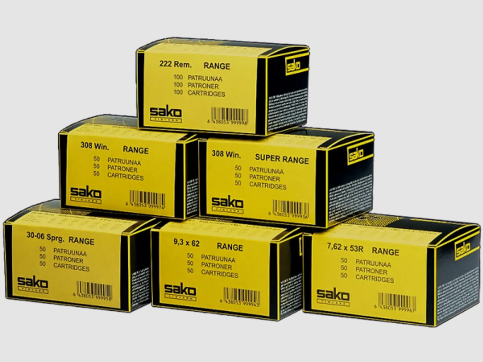 SAKO .223 Rem. Range 3,56g/55gr 50er Schüttpackung