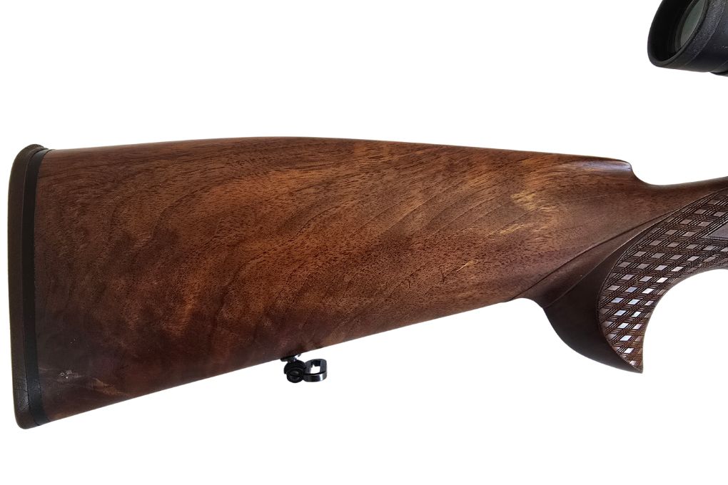 gebr. Ischler Hahnstutzen mit tiefgestochenen Tierstücken und montiertem SWAROVSKI Z3 3-9x36A Abs. 4, Zustand: Sehr gut