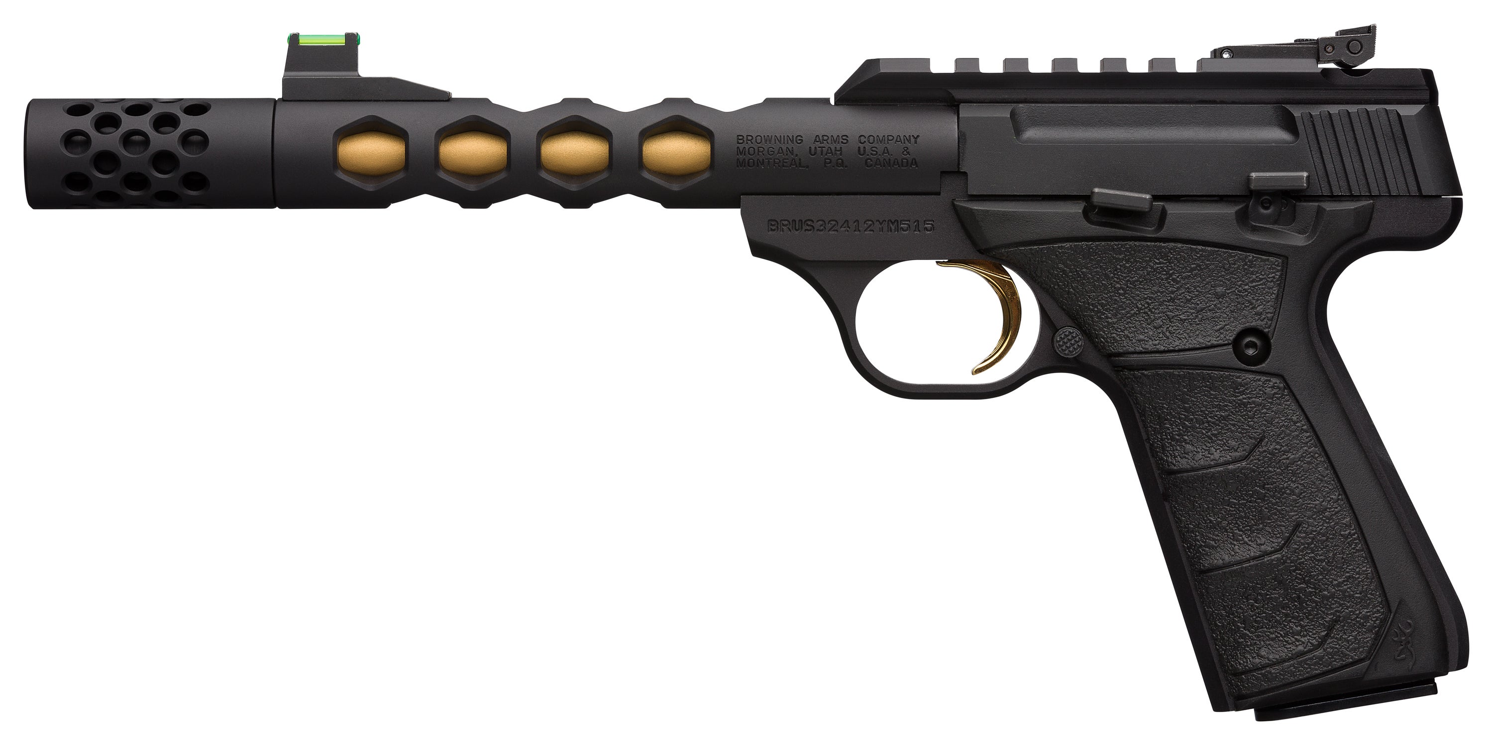 BROWNING Buck Mark Vision Black Gold UFX LL15cm .22lr. BROWNING Buck Mark Vision Black Gold UFX LL15cm .22lr.
