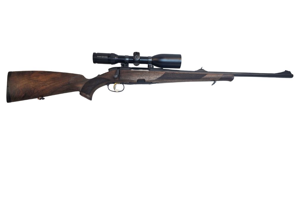 gebr. STEYR SM12 Holzklasse 5 LL55cm mit orig. SM montiertes SCHMIDT&BENDER Zenith 3-12x50L Abs. 4NP, Zustand: Neuwertig
