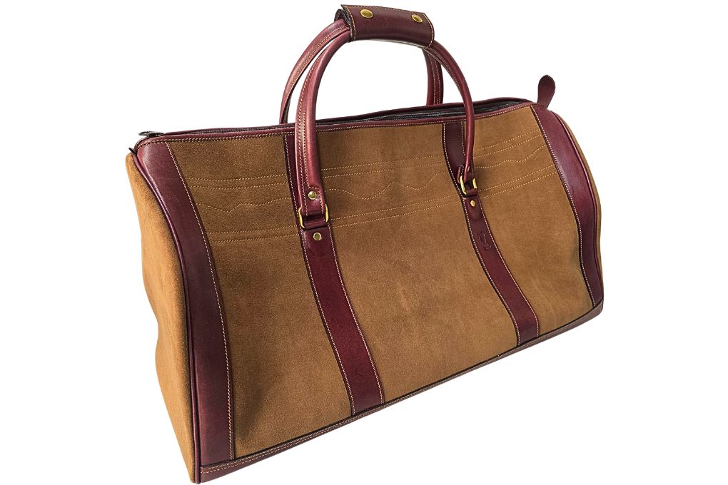 CORZO Wildleder Reisetasche Beige