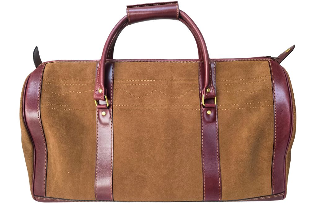 CORZO Wildleder Reisetasche Beige