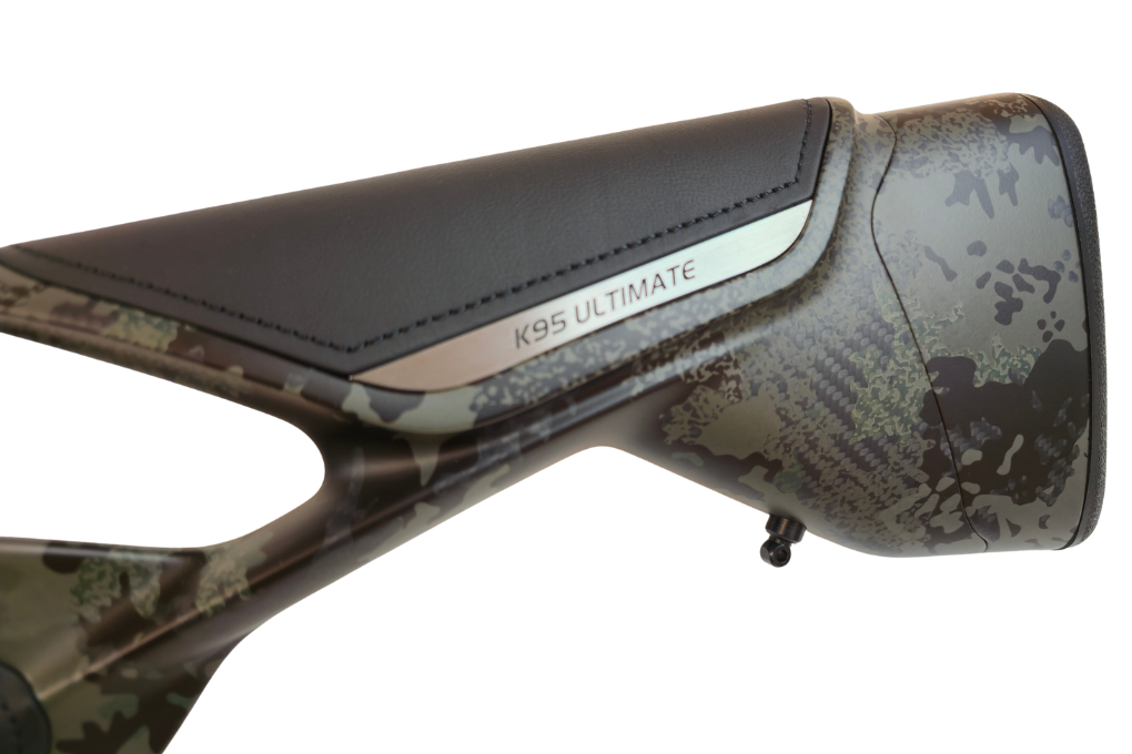 BLASER K95 Ultimate Carbon Camouflage schwarz mit Leder LL42cm .308 Win. 