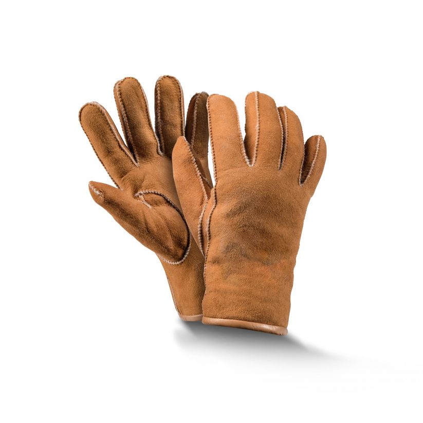 FELLHOF Fingerhandschuhe Classic braun