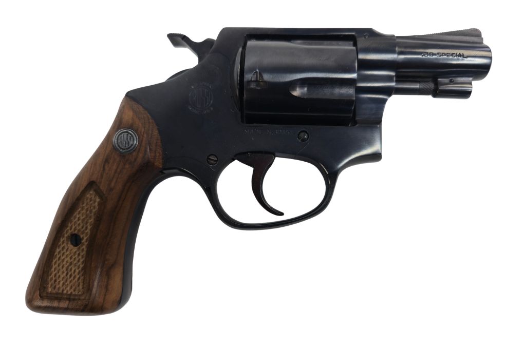 gebr. ROSSI Revolver Mod. 27 Brüniert mit Holzgriff, Zustand: Neuwertig