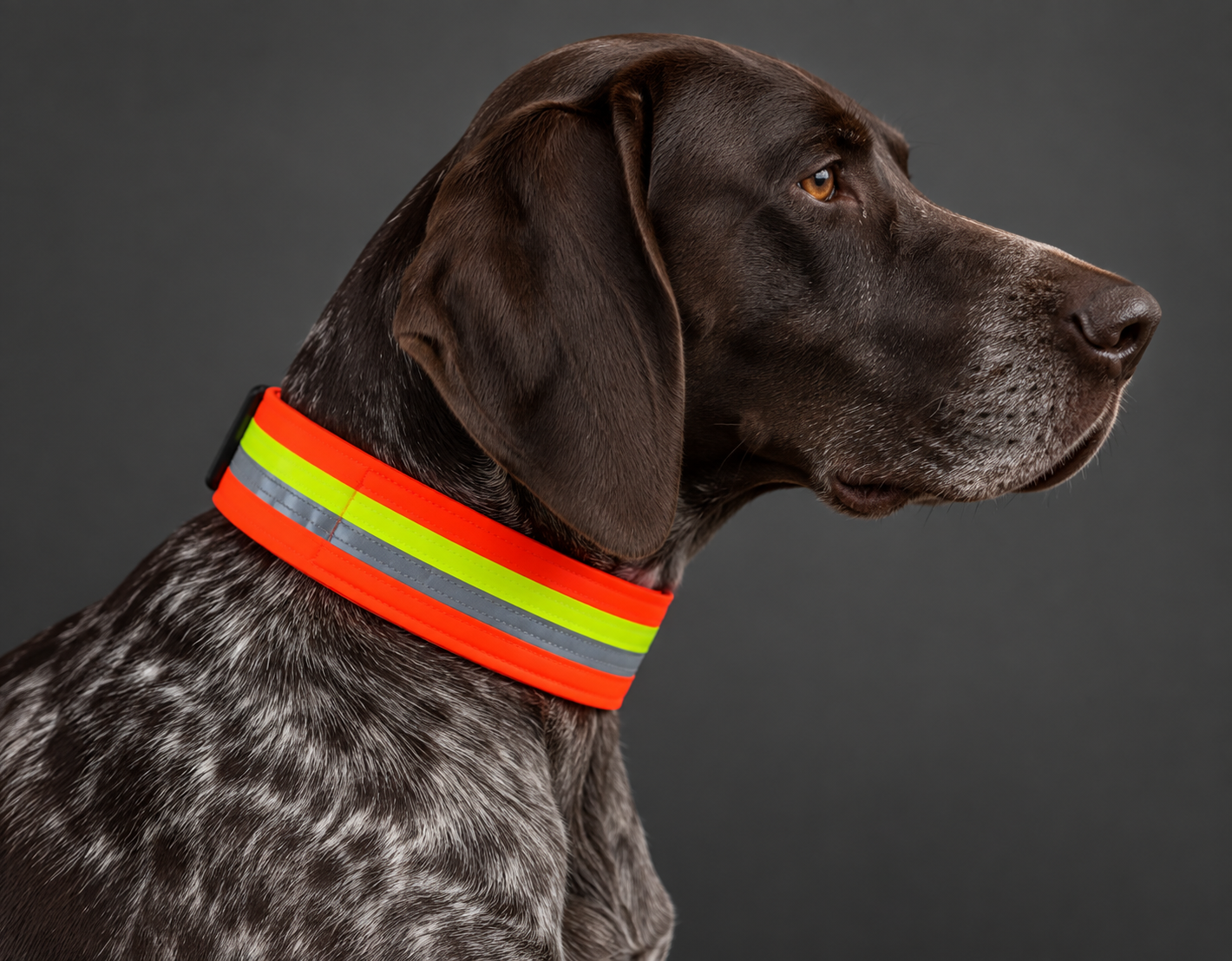 FRITZMANN Hundesignalband, Orange 50cm Halsumfang
