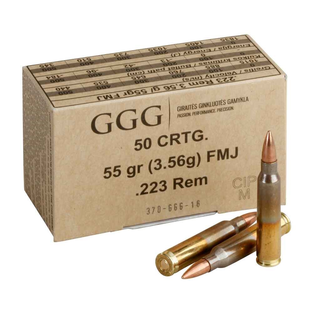 GGG .223 Rem. FMJ 3,56g/55gr 