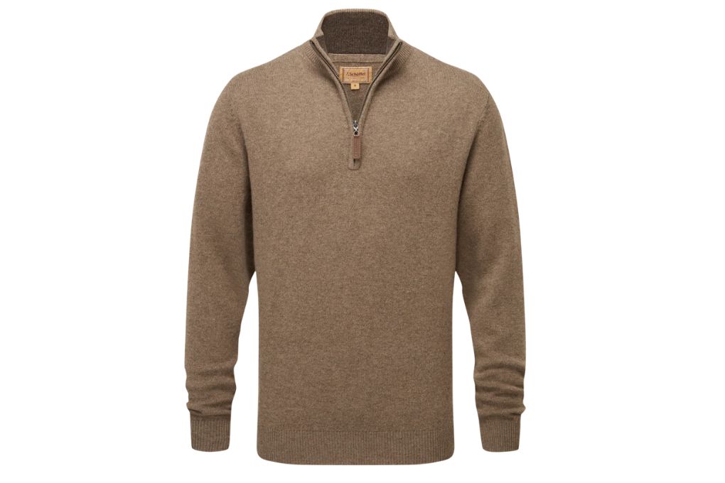 SCHÖFFEL Lewis Lambswool Quarter Zip Jumper