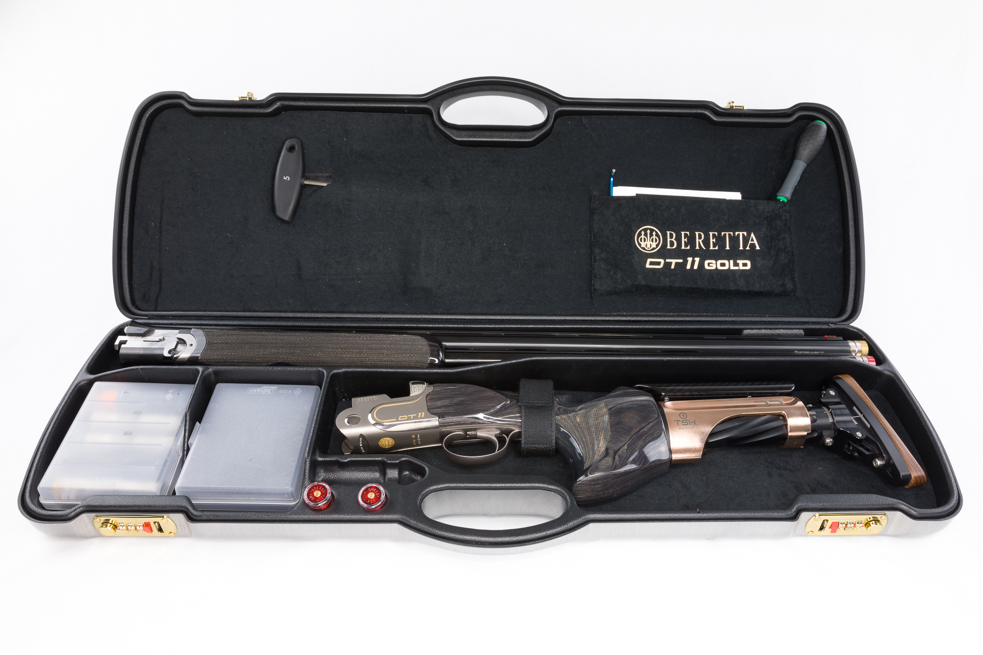gebr. BERETTA DT11 Sporting Gold Limited Edition mit TSK Carbonschaft, LL76, Nr. 183 von 200