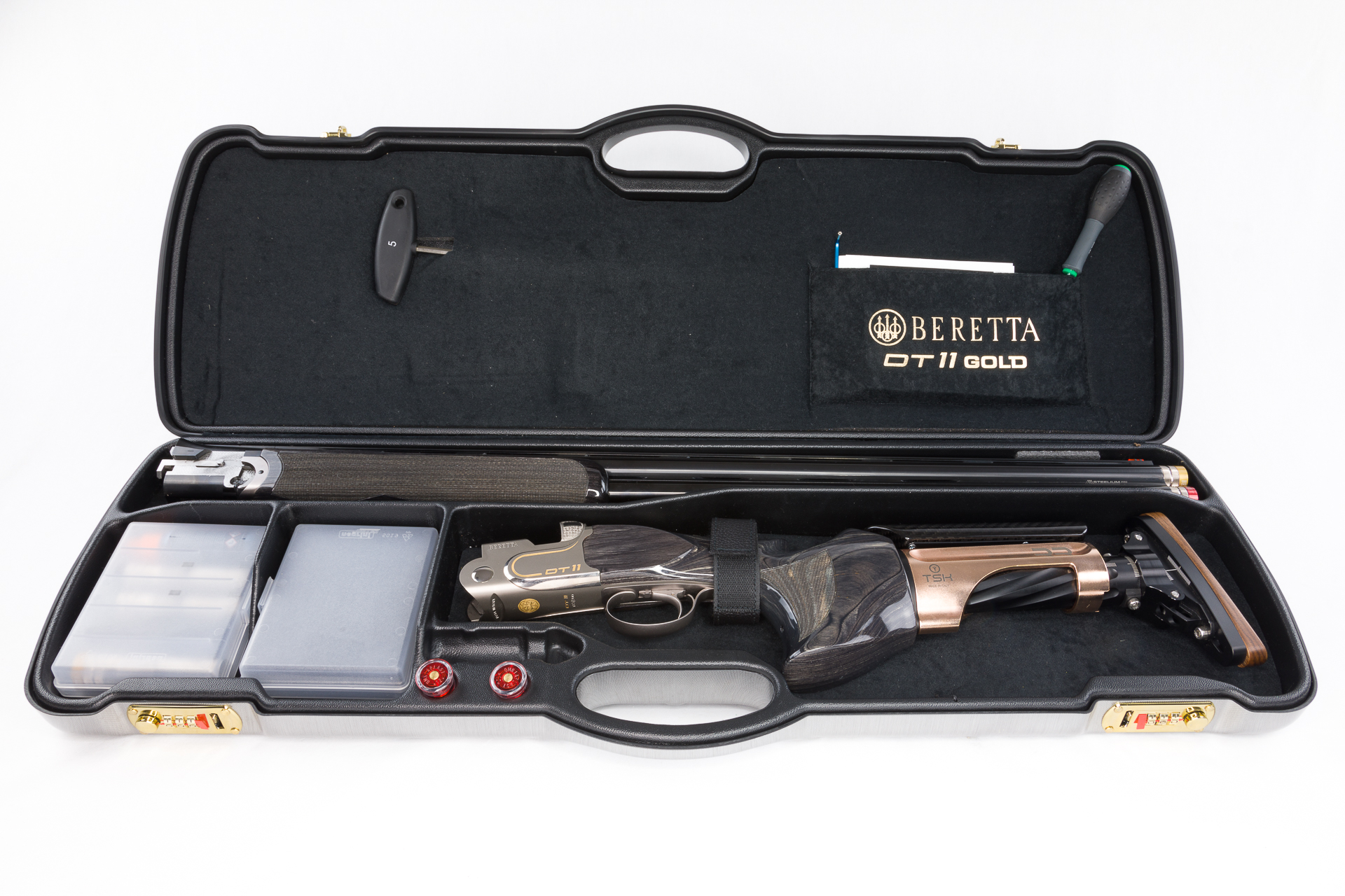 gebr. BERETTA DT11 Sporting Gold Limited Edition mit TSK Carbonschaft, LL76, Nr. 183 von 200 gebr. BERETTA DT11 Sporting Gold Limited Edition mit TSK Carbonschaft, LL76, Nr. 183 von 200
