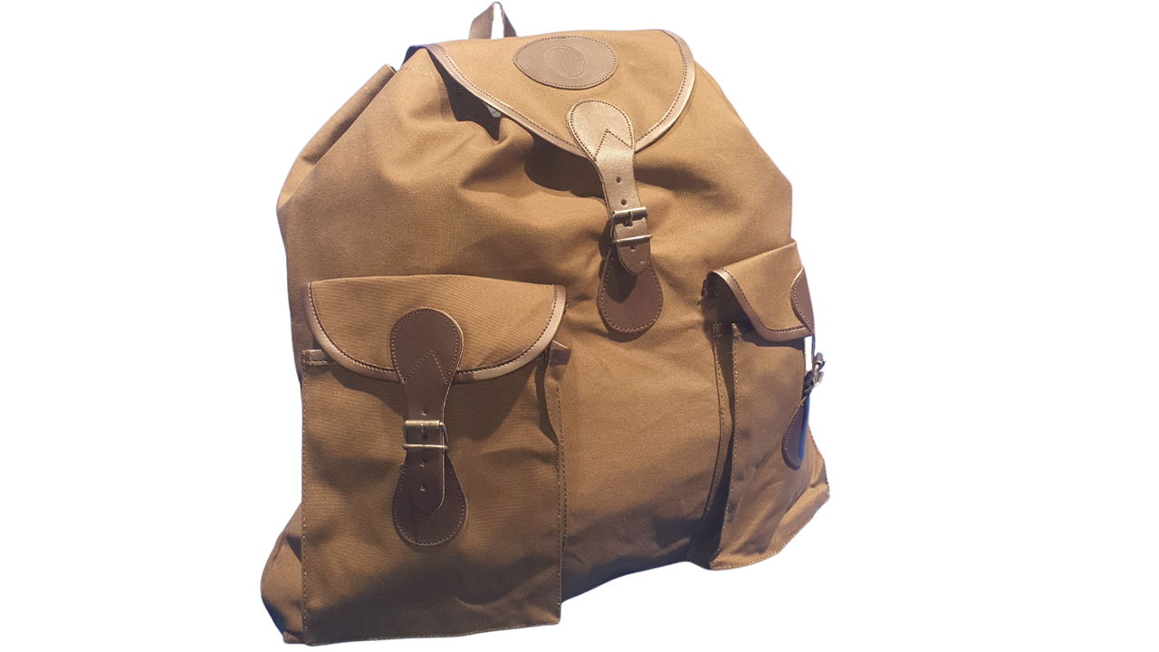 SODIA Rucksack Baumwolle mit zwei Außentaschen