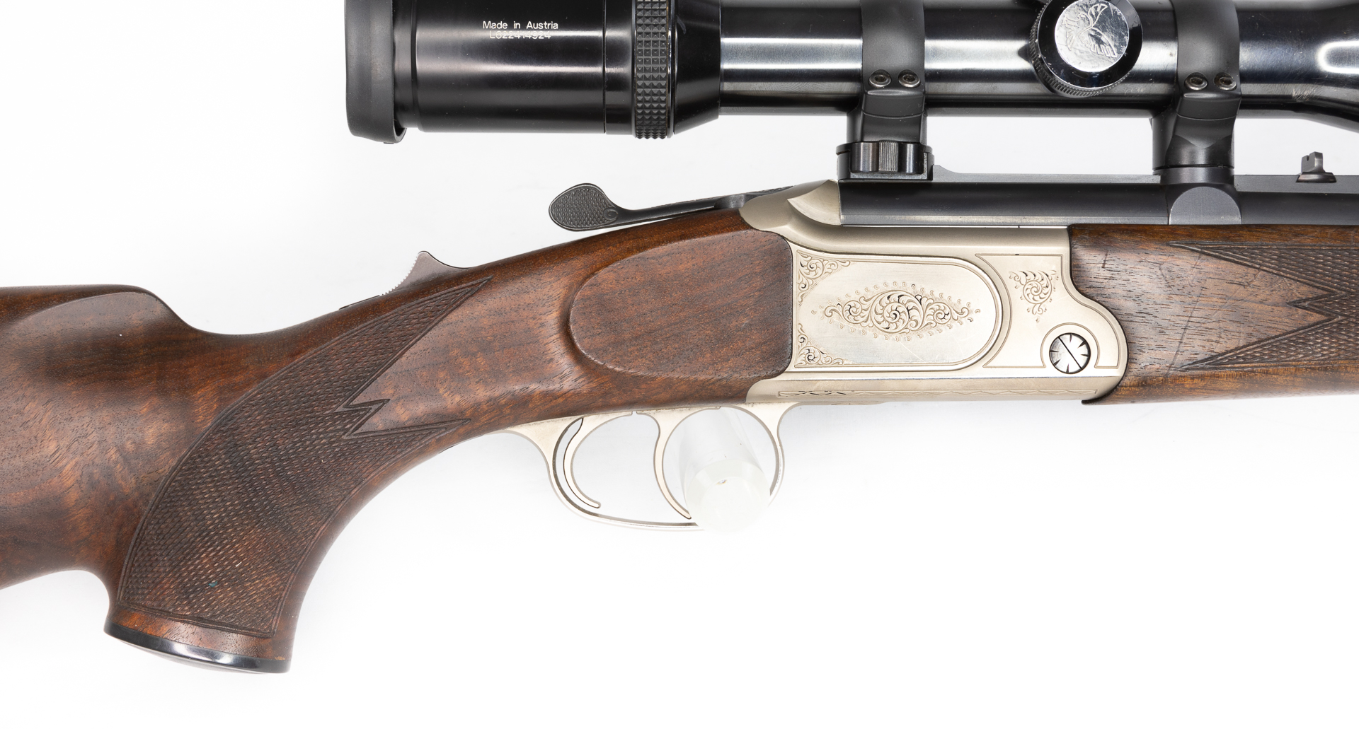 gebr. SODIA Superleicht Mod. Premium mit montierten SWAROVSKI Habicht 1,5-6x42L Abs. 7A  5,6x50R Mag. 20/76 - Zustand: Sehr gut