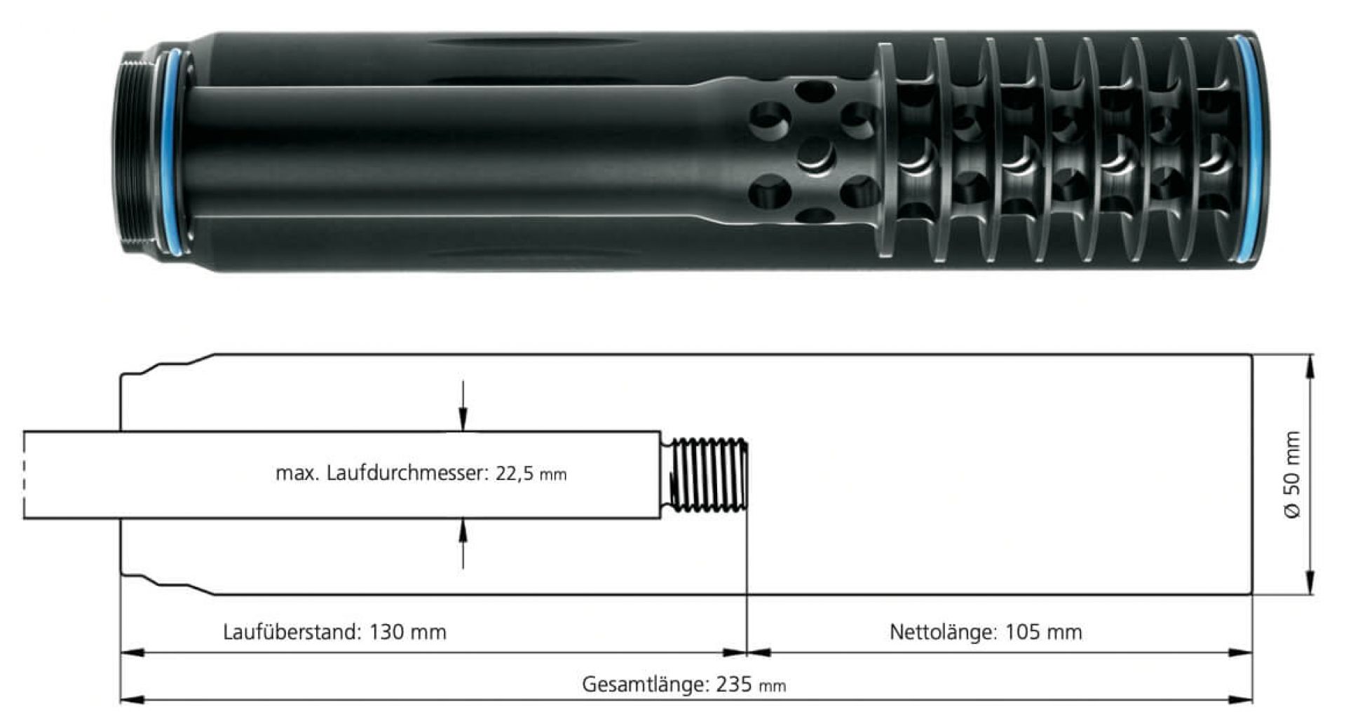 ERA SOB 2 7,62mm Gewinde M15x1