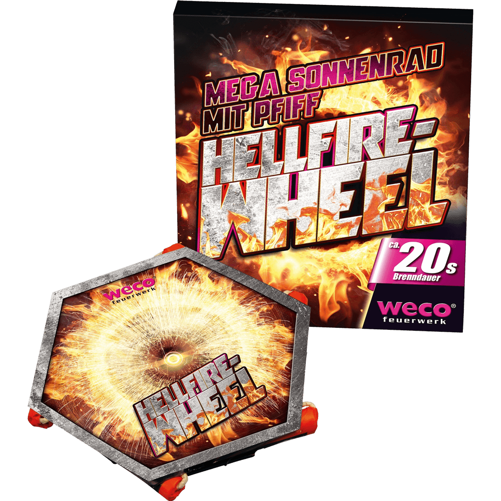 WECO Hellfire-Wheel Leuchtfeuerwerk WECO Hellfire-Wheel Leuchtfeuerwerk
