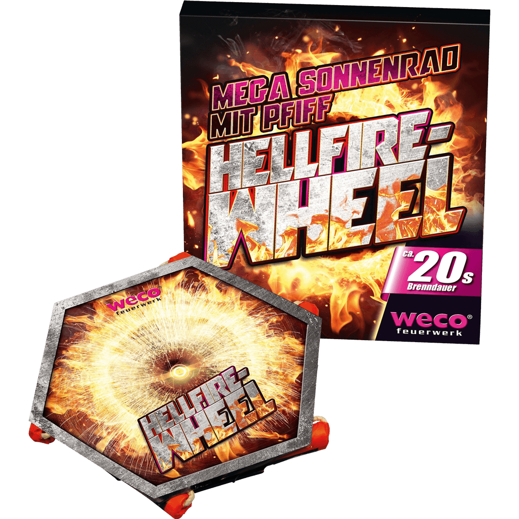 WECO Hellfire-Wheel Leuchtfeuerwerk