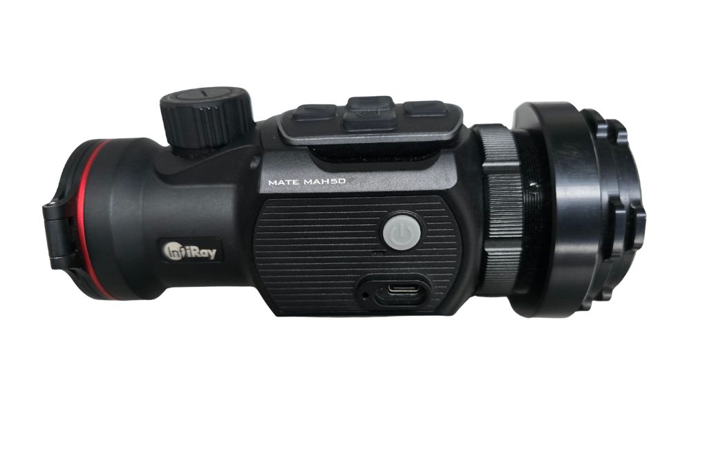 gebr. INFIRAY MATE 50H mit IR-Strahler und PRÄZISE JAGEN Adapter 50mm und Duo-Verbinder M52, Zustand: Sehr gut