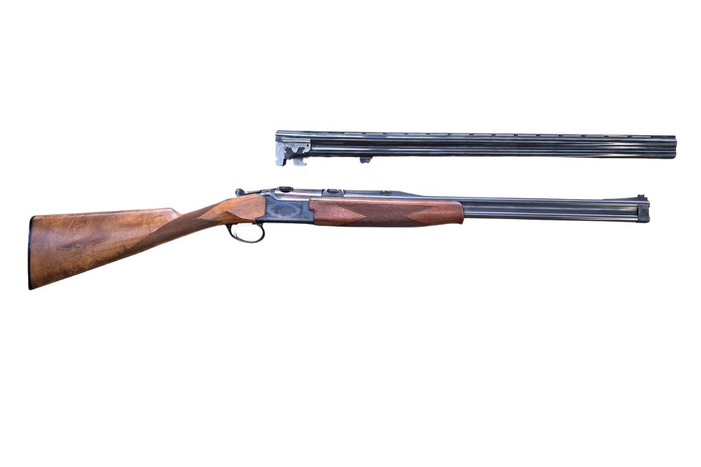 gebr. FN B25 mit SEM montiertem KAHLES Helia S 1,1-4,5x20S Abs. 4 mit WECHSELLAUF Kal. 20/70 LL66cm, 3/4-1/1, #F0124, Zustand: Sehr gut