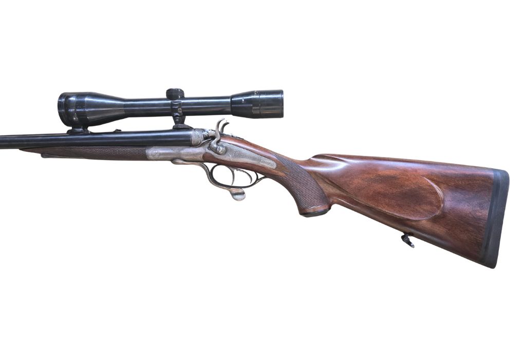 gebr. FERLACHER Hahnbüchsflinte von Jos. Winkler, mit SEM montiertes KAHLES Helia 6x42S Abs. 4A, - Generalüberholt - Kal. 20/70