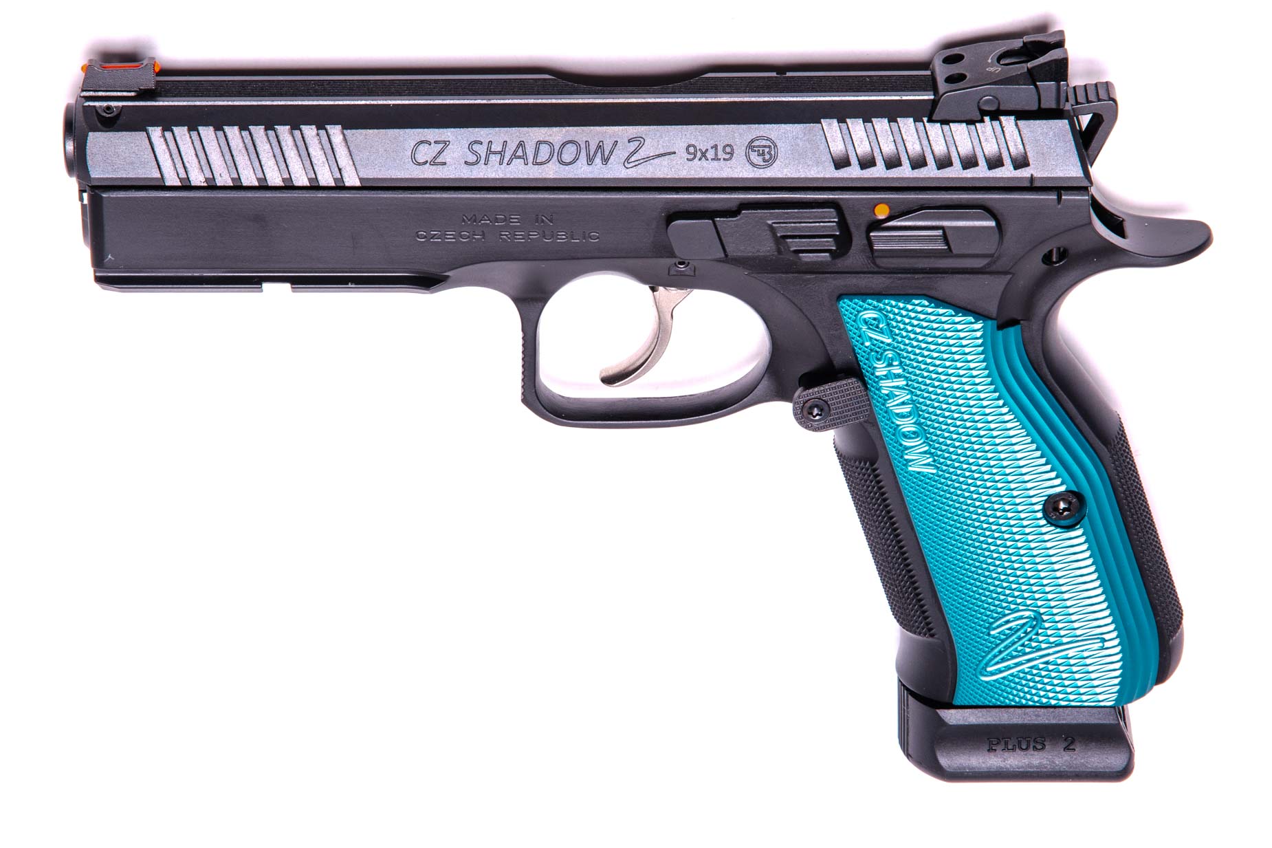 CZ 75 Shadow 2 Blue Grip LL12,0cm 9mm Luger