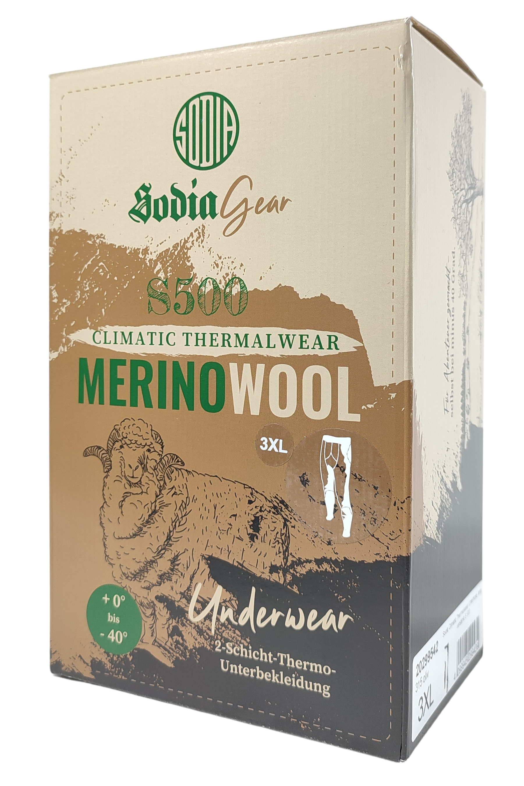 SODIA Climatic Thermalwear Unterhose S500 SODIA Climatic Thermalwear Unterhose S500