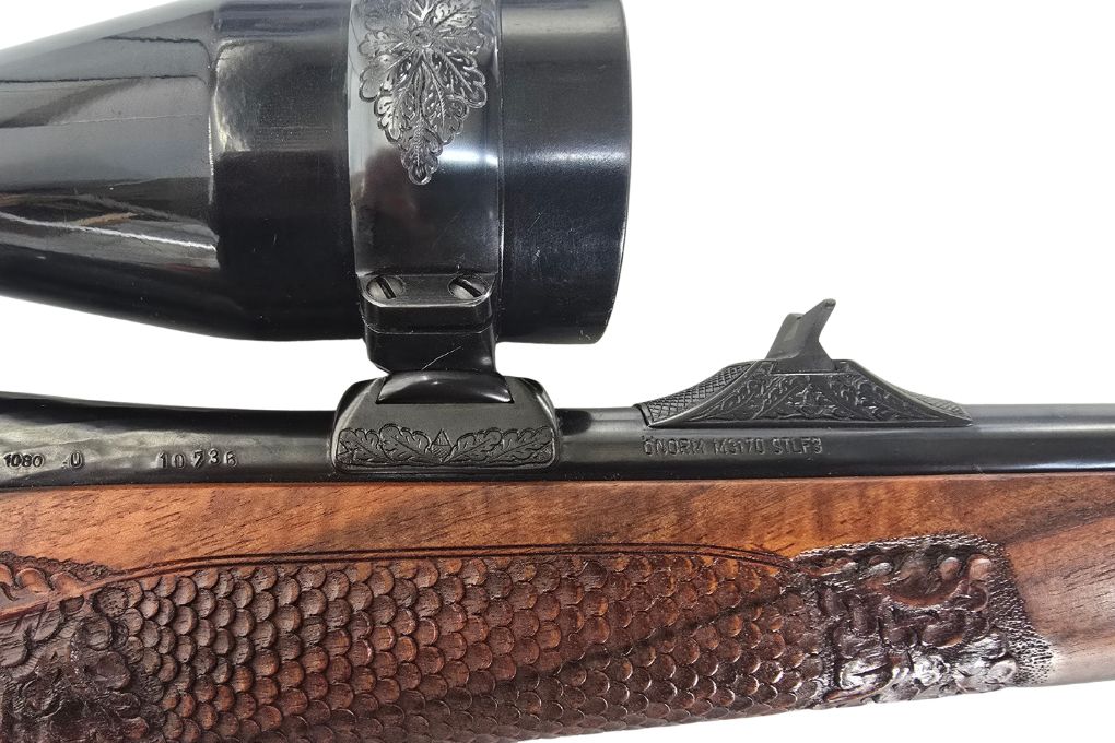 gebr. STEYR Mannlicher Luxus ELEGANCE mit SEM montiertem ZEISS Diavari ZM 2,5-10x56ZM Abs. 4, Zustand: Sehr gut