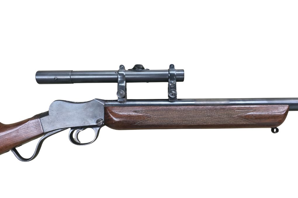 gebr. BSA Unterhebel-Einzellader mit montiertem ZEISS Zielklein, Abs. 7A, Rarität - Zustand: Gut