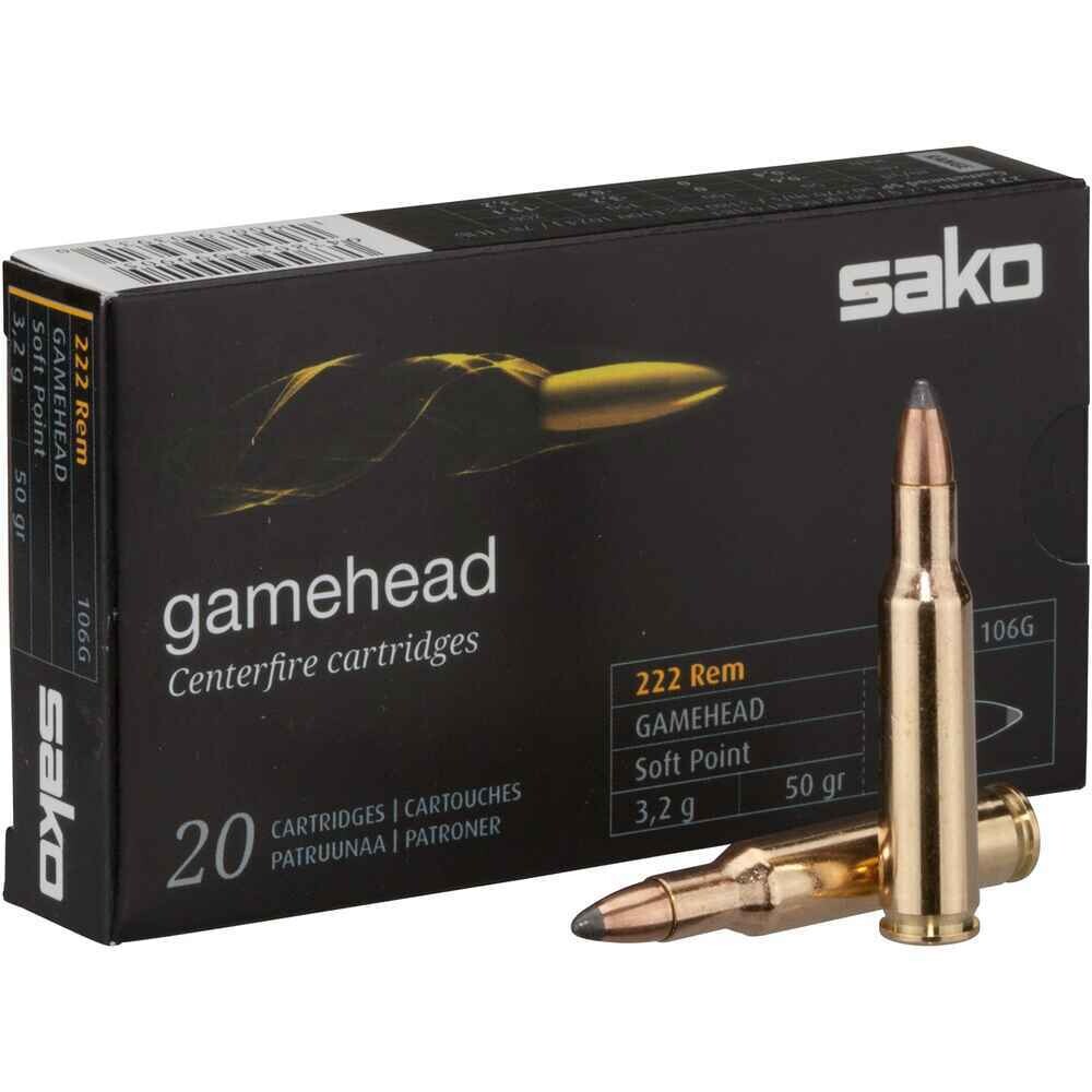 SAKO .222 Rem. Gamehaed SP 3,2g/50gr