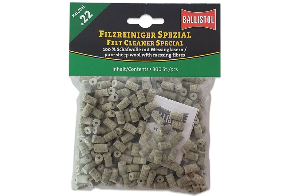 BALLISTOL Putzpfropfen Spezial Grau für .22 (300 Stück)