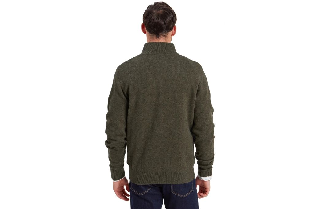 SCHÖFFEL Calton Cotton Cashmere Quarter Zip Jumper