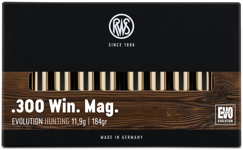 RWS .300 Win. Mag. EVOLUTION 11,9g/184gr RWS .300 Win. Mag. EVOLUTION 11,9g/184gr