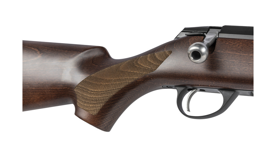 TIKKA T1x Hunter Black Steel 16" Geölter Holzschaft MG 1/2"x28 UNEF .22lfB
